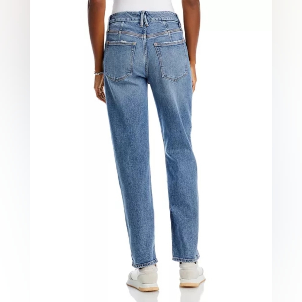 Good American Good '90s High Rise Straight Jeans - Picture 2 of 14
